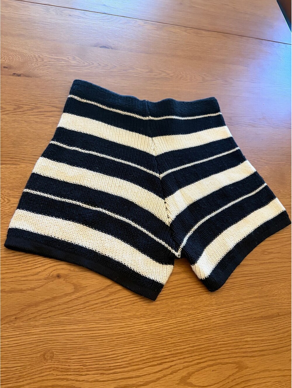 Black & White Granola Girl +Coquette Lounge Aesthetic knit shorts